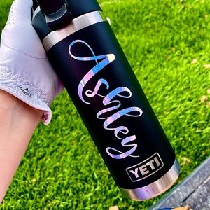 Custom Holographic Names- Instagram: @AshleyLynnDesignCo